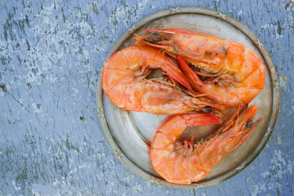 Riesengarnelen / Shrimps mit Kopf 13 - 15 Stück/kg, mit 20% Wasserglasurgewichtsanteil, 1 kg Beutel